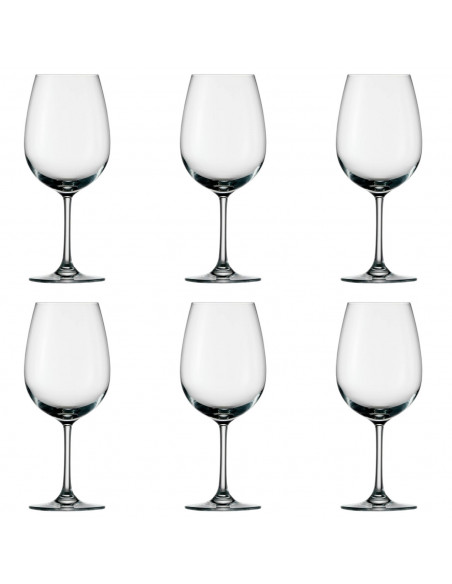 Set 6 copas de vino, cristal liso, modelo degustation, diseño sofisticado y elegante, aptas para lavavajillas (45 cl, 22 x 8 cm) Set 6 copas de vino, cristal liso, modelo degustation, diseño sofisticado y elegante, aptas para lavavajillas (45 cl, 22 x 8 cm)