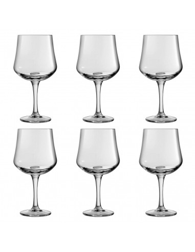 Set de 6 copas para combinados, cocktails, cristal liso, modelo arome, diseño sofisticado y elegante, aptas para lavavajillas (6
