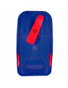 Tradineur - Trineo con cuerda para nieve infantil, plástico, tabla de descenso para niño, deportes de invierno, aire libre, azul