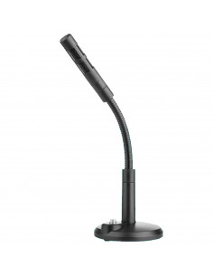 Micrófono PC, conexión usb 2.0, cable 1 m, ángulo ajustable, plug and play, grabación profesional, ordenador, portátil, gamers (