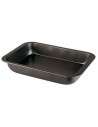LifeStyle - Bandeja, fuente de horno antiadherente de acero inoxidable, recipiente rectangular para asar, cocinar deliciosas rec