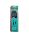 Cable de audio estéreo, jack 3,5 mm a 6,35 mm, macho a macho para guitarras, amplificadores, mesas de mezclas, home cinema, móvi