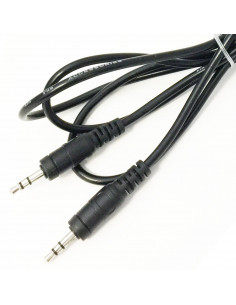 Cable de audio estéreo, mini jack 3,5 mm a mini jack 3,5 mm, macho a macho para tv, móvil, tablet, portátil, pc, altavoces, home