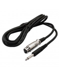 Cable de audio estéreo, conector jack TRS macho de 6,35 mm a XLR macho para micrófonos, altavoces, dj, mesas de mezclas, consola