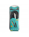Cable de audio estéreo, conector jack TRS macho de 6,35 mm a XLR macho para micrófonos, altavoces, dj, mesas de mezclas, consola