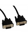 Cable VGA 15 pines para conectar pc con monitores o pantallas, ordenador de sobremesa, computadora, impresora (Negro, 1,5 m)