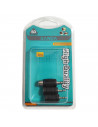Pack de 3 adaptadores de audio, conexión jack macho a hembra de 3,5 mm y 2,5 mm, amplificadores, mesas de mezclas, home cinema,