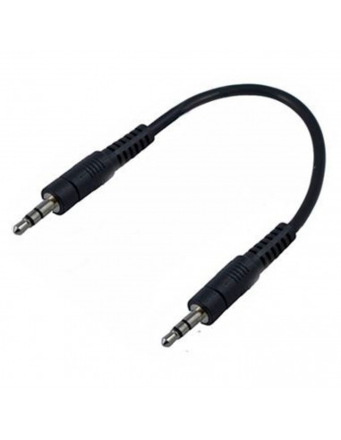 Tradineur - Cable de audio jack con doble salida - Jack 3,5 mm - Longitud de 13 centímetros - Ideal para compartir su música, pe