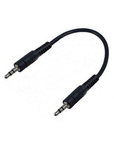 Tradineur - Cable de audio jack con doble salida - Jack 3,5 mm - Longitud de 13 centímetros - Ideal para compartir su música, pe