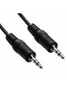 Tradineur - Cable de audio jack con doble salida - Jack 3,5 mm - Longitud de 13 centímetros - Ideal para compartir su música, pe