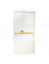Tradineur - Lienzo para pintar 50 x 100 cm, lienzo en blanco, preestirado, estructura de madera con listones, apto para todo tip