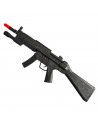 Tradineur - Metralleta, fusil de asalto de juguete con sonido por fricción 51 x 14 x 4,5 cm, complemento para disfraz de soldado