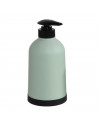 Set de baño clásico con dispensador de jabón, vaso y jabonera. dispensador de 3 x 8 x 14 cm, color verde