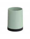 Set de baño clásico con dispensador de jabón, vaso y jabonera. dispensador de 3 x 8 x 14 cm, color verde