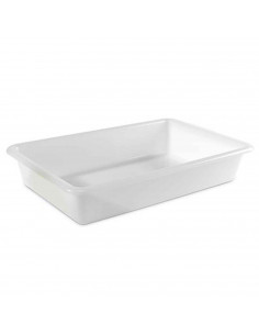 Bandeja de polipropileno para hostelería, almacenaje alimentos, frigorífico, nevera, congelador, apta para microondas, lavavajil