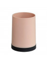 Set de baño clásico con dispensador de jabón, vaso y jabonera. dispensador de 14 x 8 x 8cm, color rosa