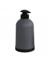 Set de baño clásico con dispensador de jabón, vaso y jabonera. dispensador de 14cm x 8cm x 8cm, color negro