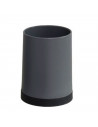Set de baño clásico con dispensador de jabón, vaso y jabonera. dispensador de 14cm x 8cm x 8cm, color negro
