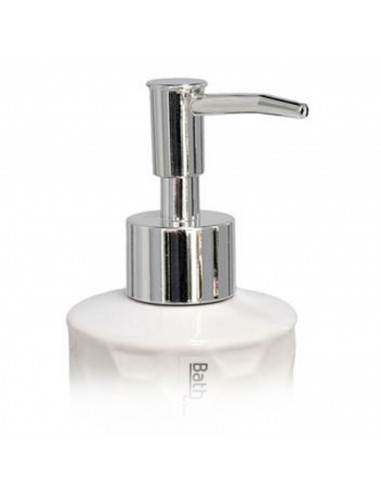Dispensador de Jabon con una capacidad de 260ml, tamaño 18 x 7 x 7 cm, color blanco