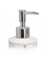 Dispensador de Jabon con una capacidad de 260ml, tamaño 18 x 7 x 7 cm, color blanco