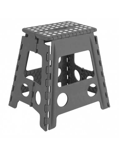 Tradineur - Taburete de plástico infantil plegable, banqueta, asiento de pvc multiusos para niños, escuela, guardería, hogar, 39