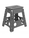 Tradineur - Taburete de plástico infantil plegable, banqueta, asiento de pvc multiusos para niños, escuela, guardería, hogar, 39