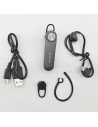 Kooltech - Auricular inalámbrico bluetooth, manos libres con micrófono, sonido estéreo, control de voz, LED, batería larga durac