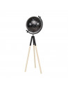 Globo terráqueo giratorio, globo terrestre de plástico educativo, mapa mundi político redondo, 81 x 26 cm color negro