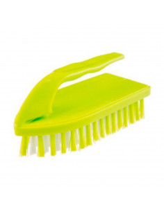 Cepillo de plástico para limpieza para ropa con asa ergonómica, limpia polvo o pelos de mascota, 7 x 14,5 x 6 cm, color surtido