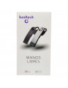 Kooltech - Manos libres, auricular inalámbrico bluetooth con micrófono, sonido estéreo, control de voz, LED, batería larga durac
