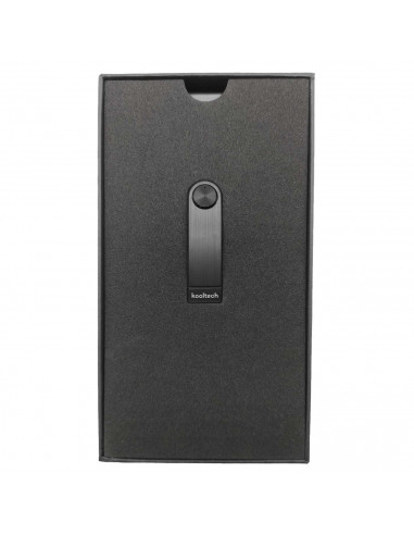 Kooltech - Manos libres, auricular inalámbrico bluetooth con micrófono, sonido estéreo, control de voz, LED, batería larga durac