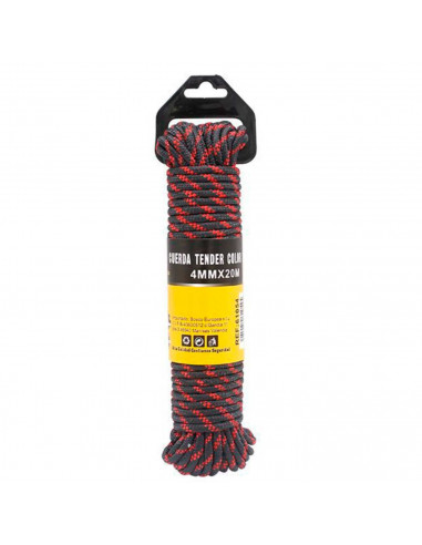 Cuerda Trenzada resistente para tender la ropa, 4 mm de grosor, 10 metros de largo, Color Aleatorio