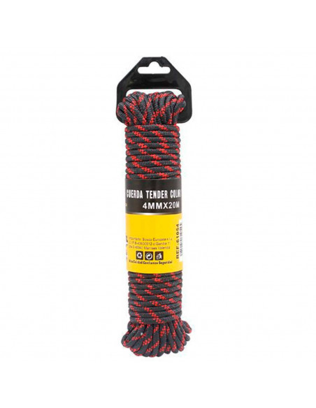 Cuerda Trenzada resistente para tender la ropa, 4 mm de grosor, 10 metros de largo, Color Aleatorio