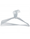 Tradineur - Set de 10 perchas metálicas para ropa, trajes, camisetas, camisas, chaquetas, vestidos, faldas, pantalones, 40 x 21