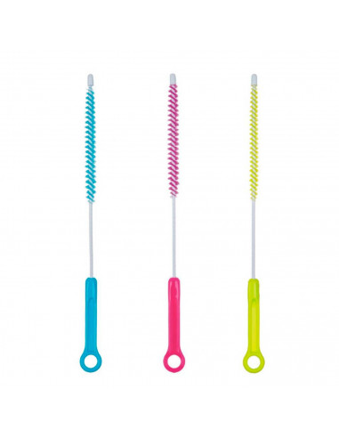 Cepillo limpiatubos para el baño, fregadero, tamaño 32,5 x 2 x 2 cm, Color surtido