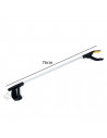 Agarrador con pinza de aluminio y borde antideslizante de largo alcance, con un alcance 76cm. color negro.