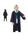 Disfraz infantil de aprendiz de mago verde, fibra sintética, incluye túnica, accesorios no incluidos, carnaval, halloween, cospl