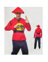 Disfraz de chino, incluye sombrero, camiseta, pantalón y cinturón, fibra sintética, carnaval, halloween, cosplay, fiestas, adult