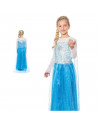 Disfraz de princesa de hielo infantil, fibra sintética, incluye vestido y capa, ice princess, carnaval, halloween, cosplay, fies