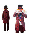 Disfraz sombrerero diversos colores con sombrero incluido para jóvenes y adultos para carnaval, halloween, celebraciones, talla