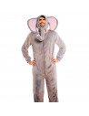 Disfraz elefante de color gris para adultos y jovenes para carnavales, halloween y celebraciones, talla S
