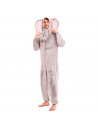 Disfraz elefante de color gris para adultos y jovenes para carnavales, halloween y celebraciones, talla S