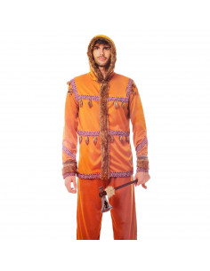 Disfraz de esquimal con pelaje tanto para jóvenes como para adulto para carnaval, halloween, talla M, no incluye arma