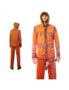 Disfraz esquimal con pelaje tanto para jóvenes como para adulto para carnaval, halloween y celebraciones, talla S