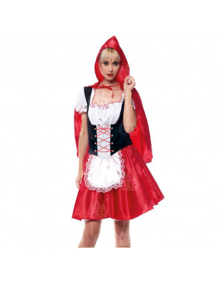 Disfraz de caperucita roja de fibra sintética, incluye vestido y capa, carnaval, halloween, cosplay, fiestas, adulto mujer, tall