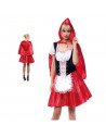 Disfraz de caperucita roja de fibra sintética, incluye vestido y capa, carnaval, halloween, cosplay, fiestas, adulto mujer, tall