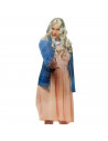 Disfraz disfraz chica psíquica de color azul y crema para jóvenes y adultos para carnaval, halloween, talla L