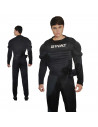 Disfraz agente SWAT musculoso de color negro para jóvenes y adultos para carnaval, halloween, celebraciones, talla S