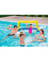 Tradineur - Portería de waterpolo hinchable con pelota, flotante, inflables para piscina, diversión, verano, 76 x 142 cm, diseño
