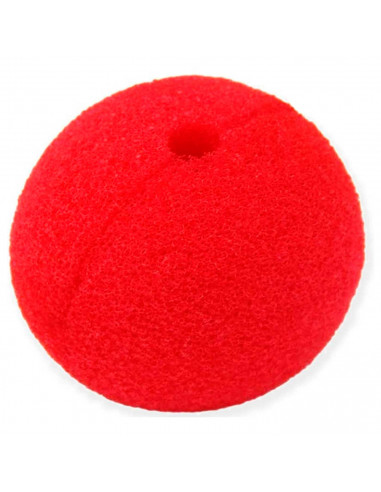 Nariz roja de espuma, nariz de payaso, complementos de disfraces, carnaval, halloween, cosplay, circo, fiestas, cumpleaños, adul